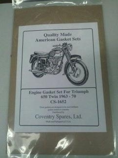 Triumph Complete Gasket Kit 63-70 650 *Includes Copper Washer*
