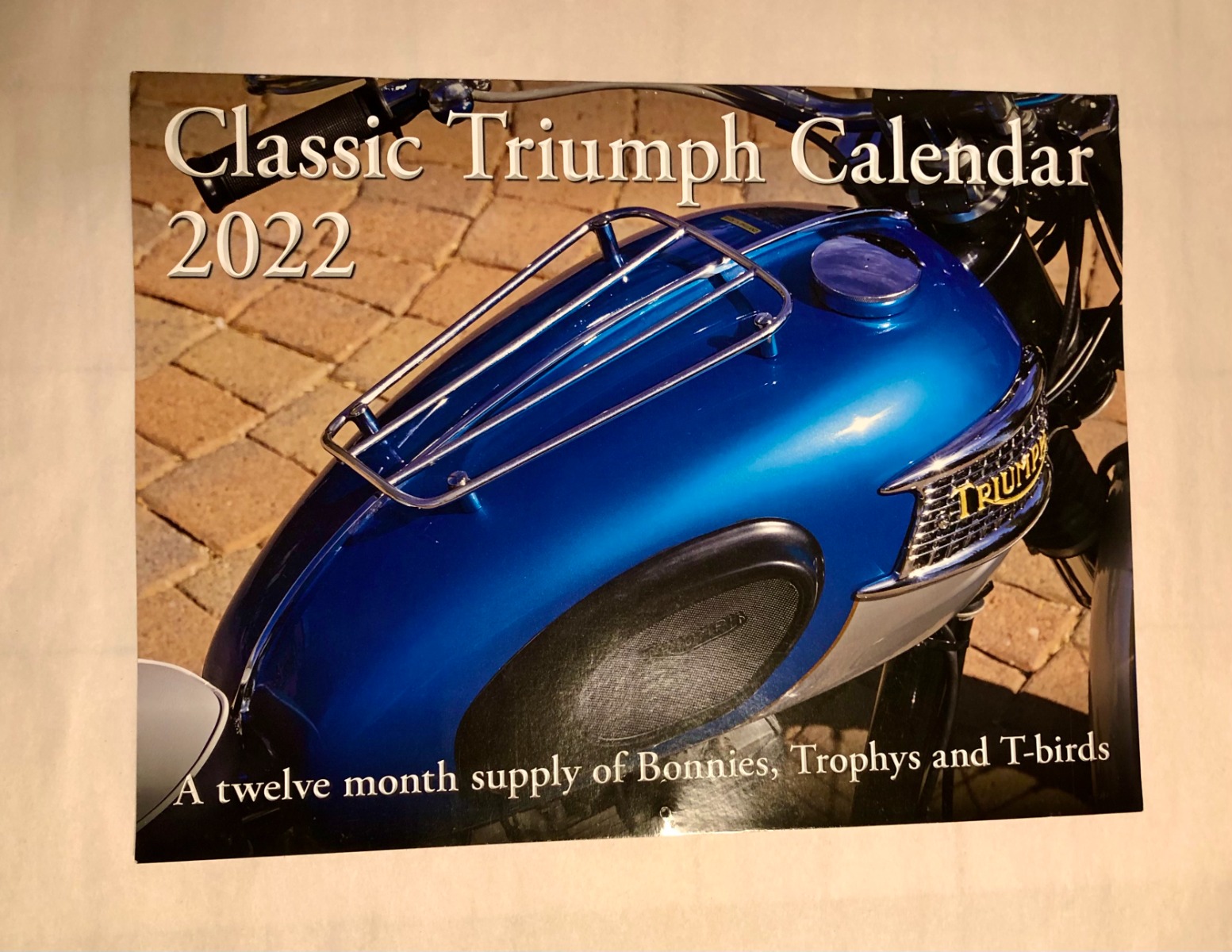 Triumph Motorcycle Calendar 2022 US