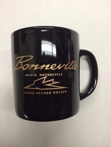 Mug-Bonneville Black with Gold Logo