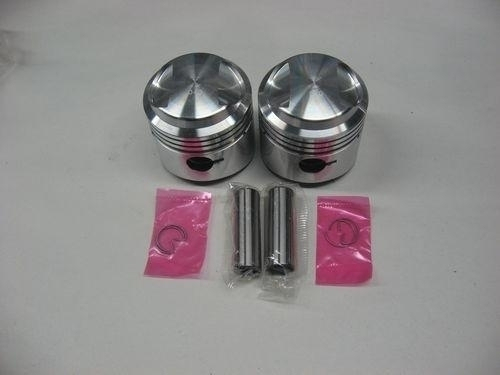 TRIUMPH 500 PISTONS 62-68 .020 OVER PISTONS AND RINGS JCC EMGO